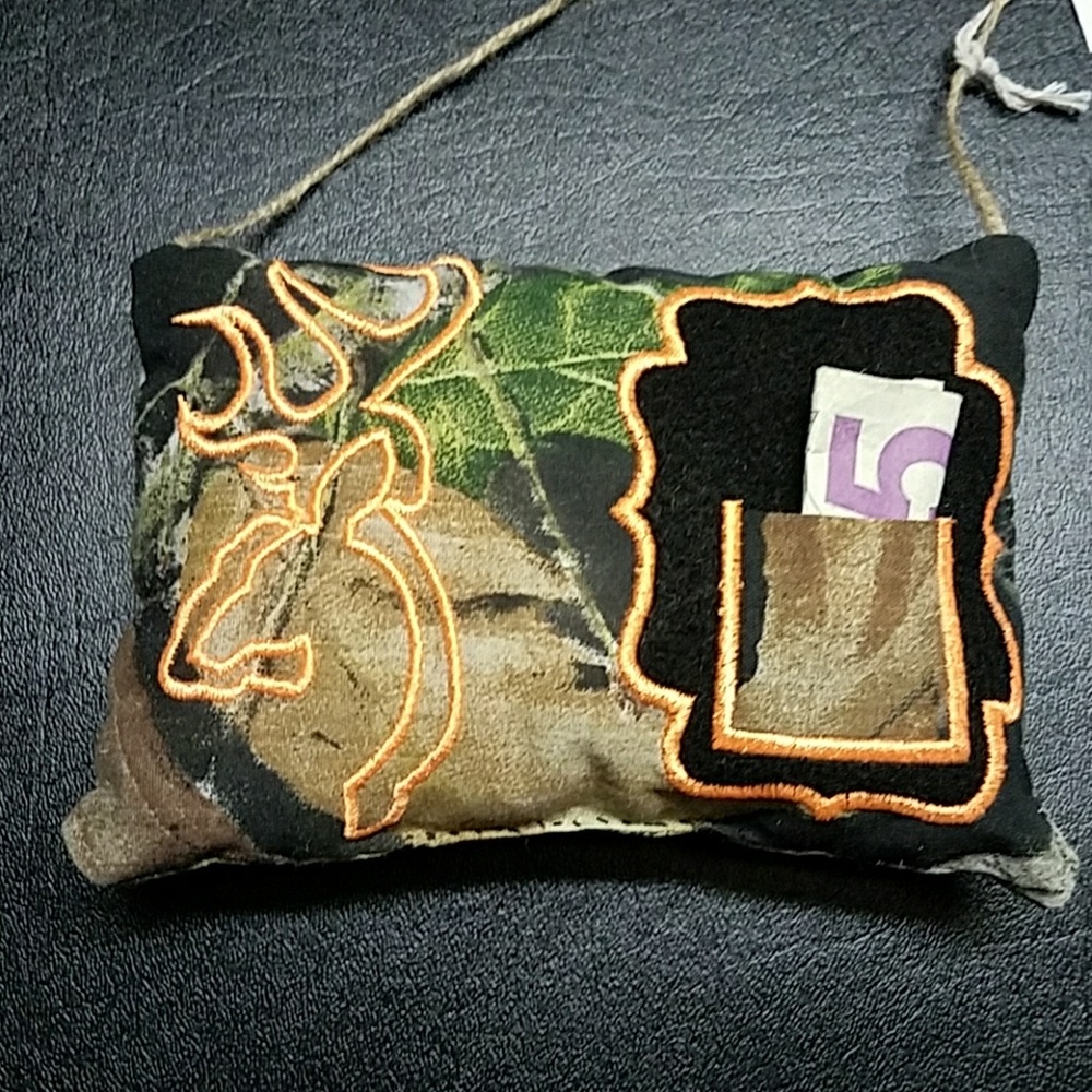 Deer tooth fairy pillow